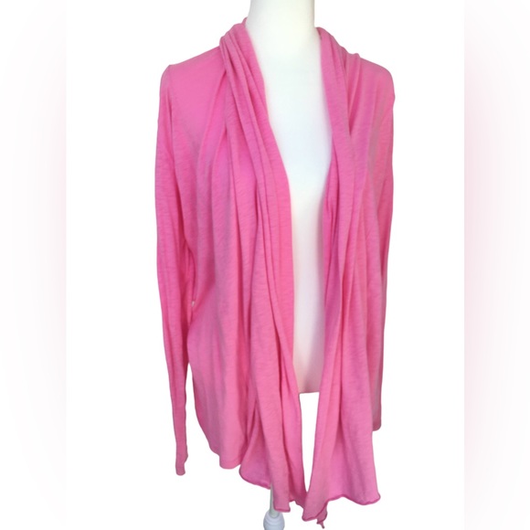 ME Mary Ellen Sweaters - ME Mary Ellen Rosy Pink Long Sleeve Open Front Cardigan - Size M